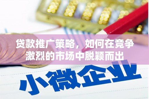 保亭贷款推广策略，如何在竞争激烈的市场中脱颖而出