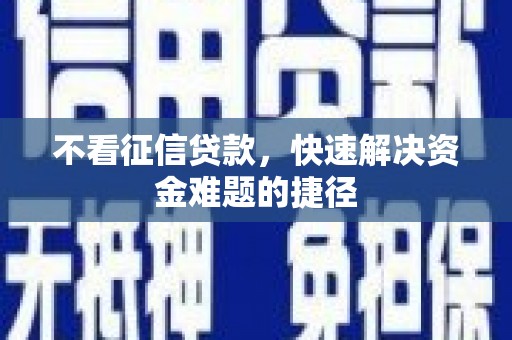 保亭不看征信贷款，快速解决资金难题的捷径