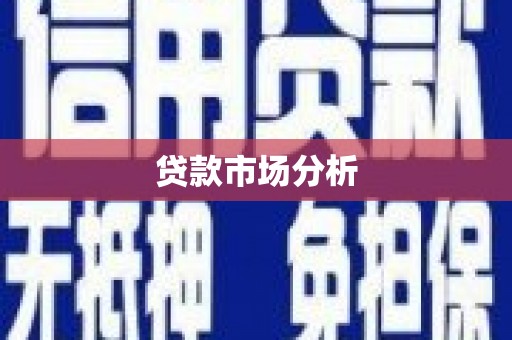 保亭贷款市场分析