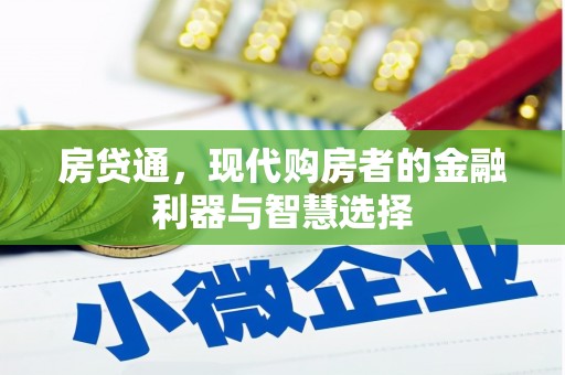 保亭房贷通，现代购房者的金融利器与智慧选择