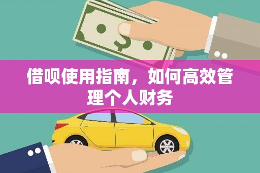 保亭借呗使用指南，如何高效管理个人财务