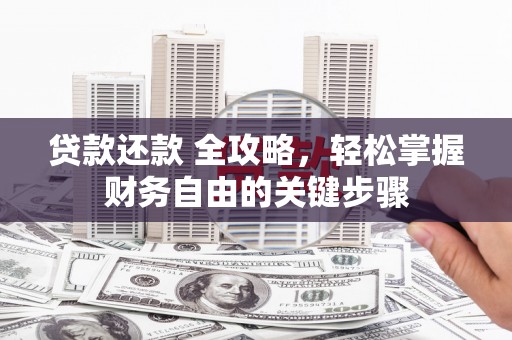 保亭贷款还款 全攻略，轻松掌握财务自由的关键步骤