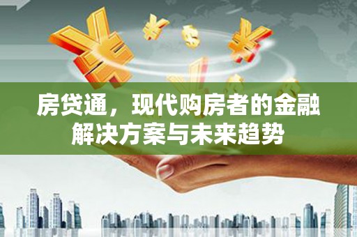 保亭房贷通，现代购房者的金融解决方案与未来趋势