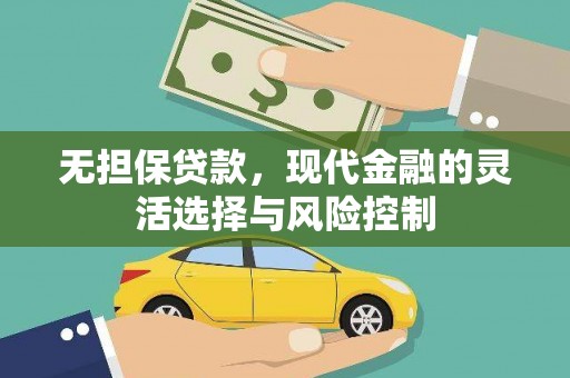 保亭无担保贷款，现代金融的灵活选择与风险控制