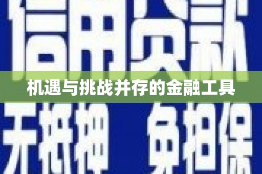 保亭机遇与挑战并存的金融工具