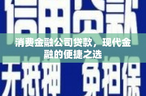 保亭消费金融公司贷款，现代金融的便捷之选