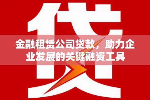 保亭金融租赁公司贷款，助力企业发展的关键融资工具