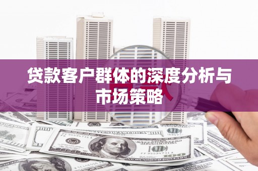 保亭贷款客户群体的深度分析与市场策略