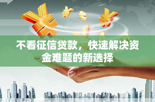 保亭不看征信贷款，快速解决资金难题的新选择