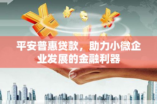 保亭平安普惠贷款，助力小微企业发展的金融利器