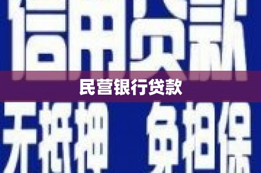 保亭民营银行贷款