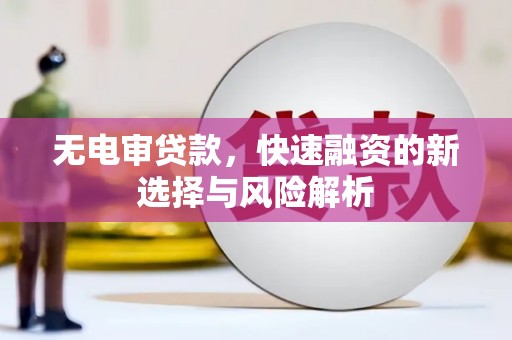 保亭无电审贷款，快速融资的新选择与风险解析