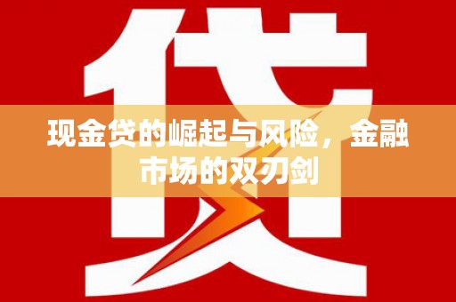 保亭现金贷的崛起与风险，金融市场的双刃剑
