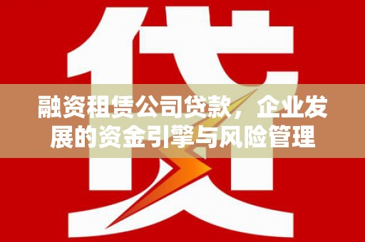 保亭融资租赁公司贷款，企业发展的资金引擎与风险管理