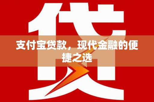保亭支付宝贷款，现代金融的便捷之选