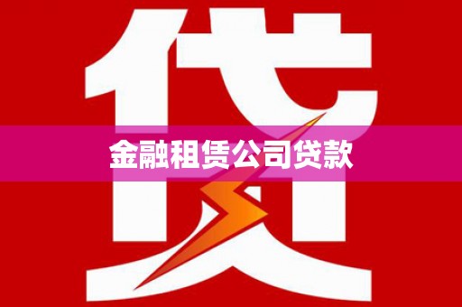 保亭金融租赁公司贷款