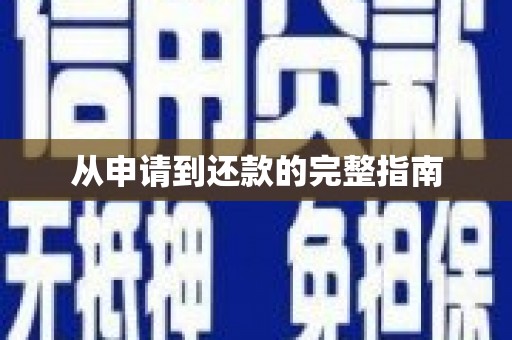 保亭从申请到还款的完整指南