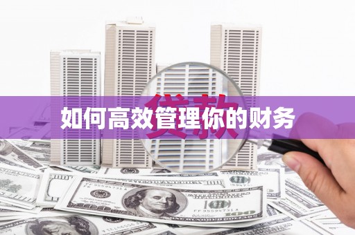 保亭如何高效管理你的财务