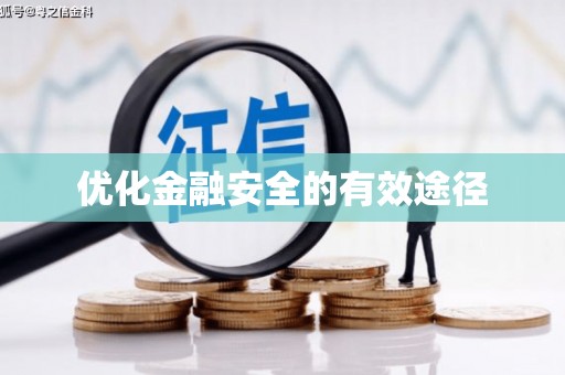 保亭优化金融安全的有效途径