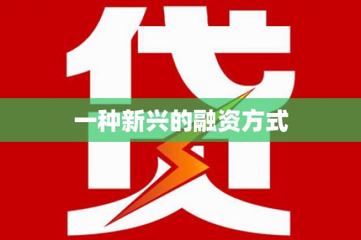保亭一种新兴的融资方式